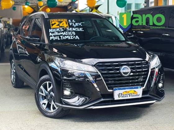 NISSAN KICKS 1.6 16V FLEXSTART SENSE XTRONIC NISSAN KICKS 1.6 16V FLEXSTART SENSE XTRONIC